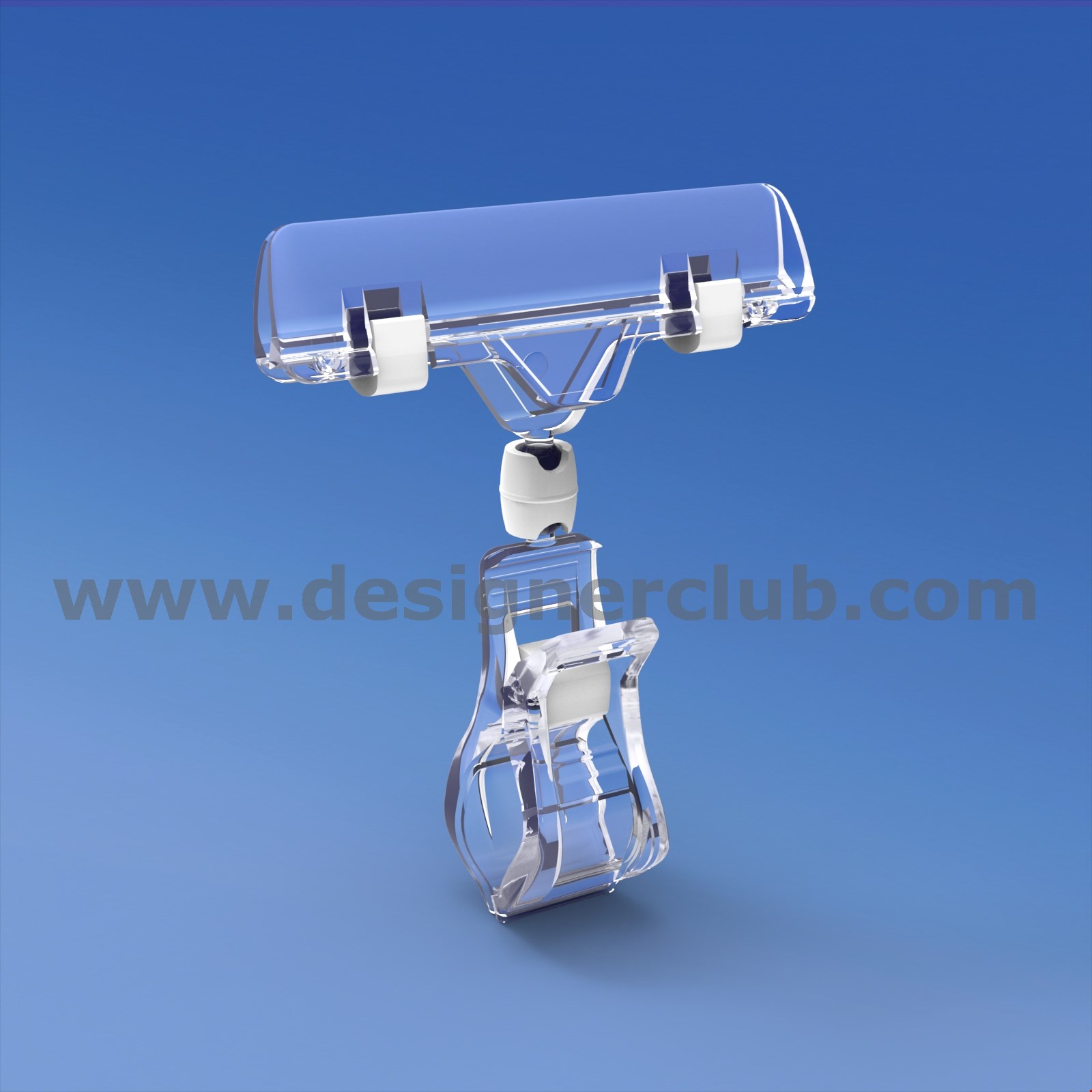 PINZA CON PORTA MESSAGGIO A PINZA MM. 80