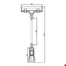 PINZA CON ASTA MM. 100 E PORTA MESSAGGIO A PINZA MM. 80