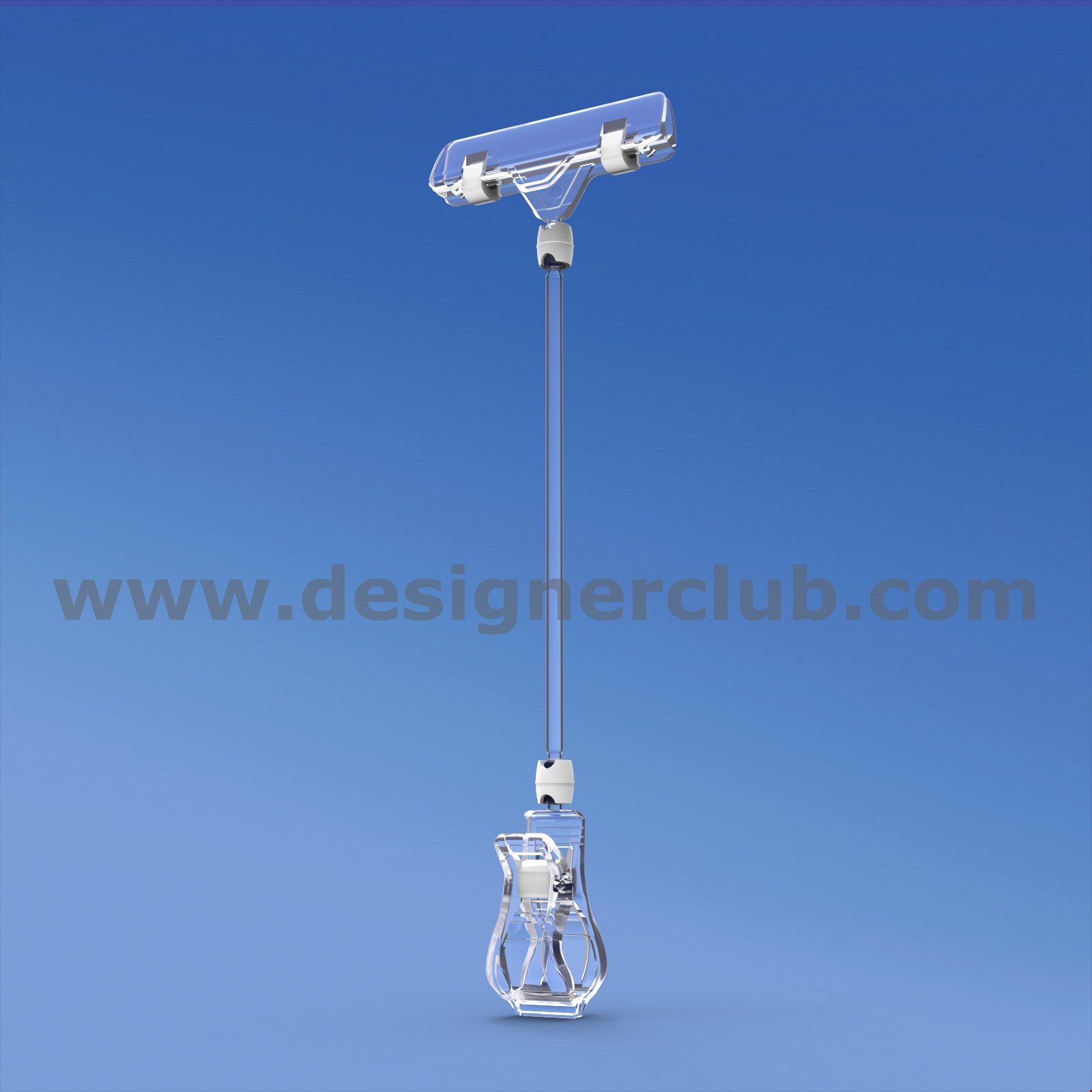 PINZA CON ASTA MM. 150 E PORTA MESSAGGIO A PINZA MM. 80