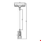 PINZA CON ASTA MM. 150 E PORTA MESSAGGIO A PINZA MM. 80