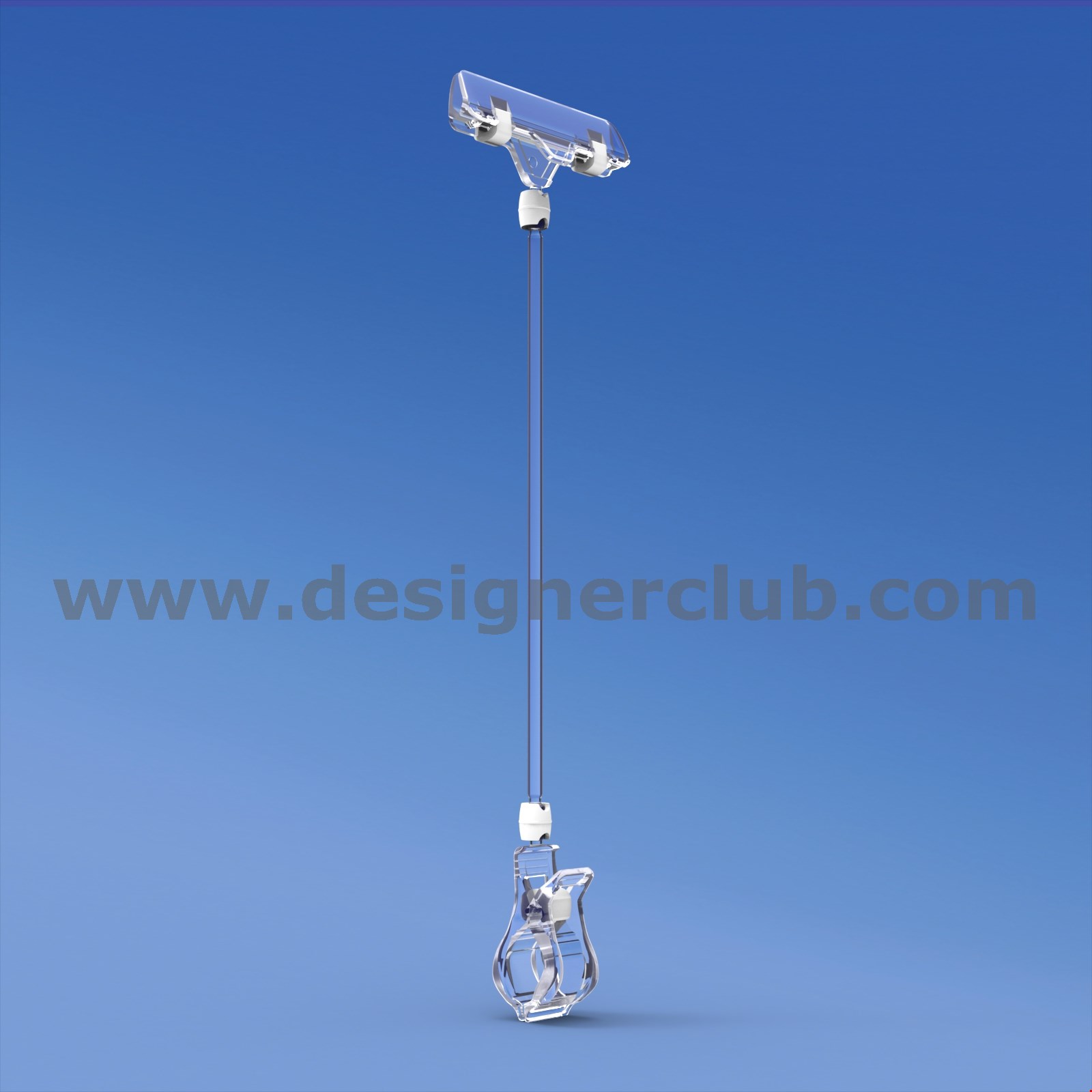 PINZA CON ASTA MM. 200 E PORTA MESSAGGIO A PINZA MM. 80
