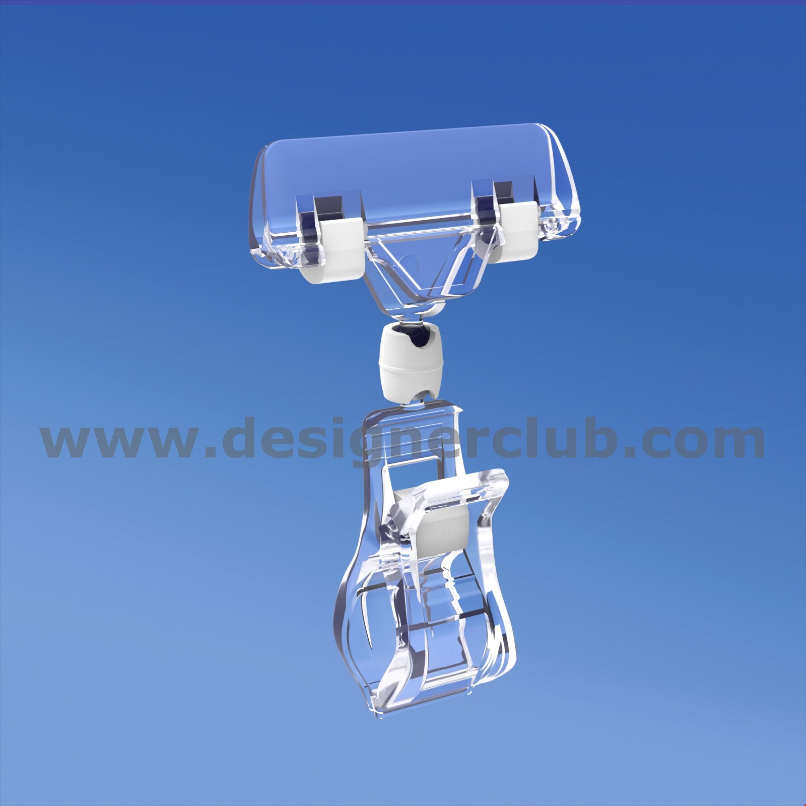PINZA CON PORTA MESSAGGIO A PINZA MM. 56