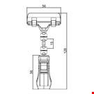 PINZA CON ASTA MM. 15 E PORTA MESSAGGIO A PINZA MM. 56