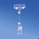 PINZA CON ASTA MM. 50 E PORTA MESSAGGIO A PINZA MM. 56