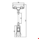 PINZA CON ASTA MM. 50 E PORTA MESSAGGIO A PINZA MM. 56