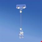 PINZA CON ASTA MM. 100 E PORTA MESSAGGIO A PINZA MM. 56