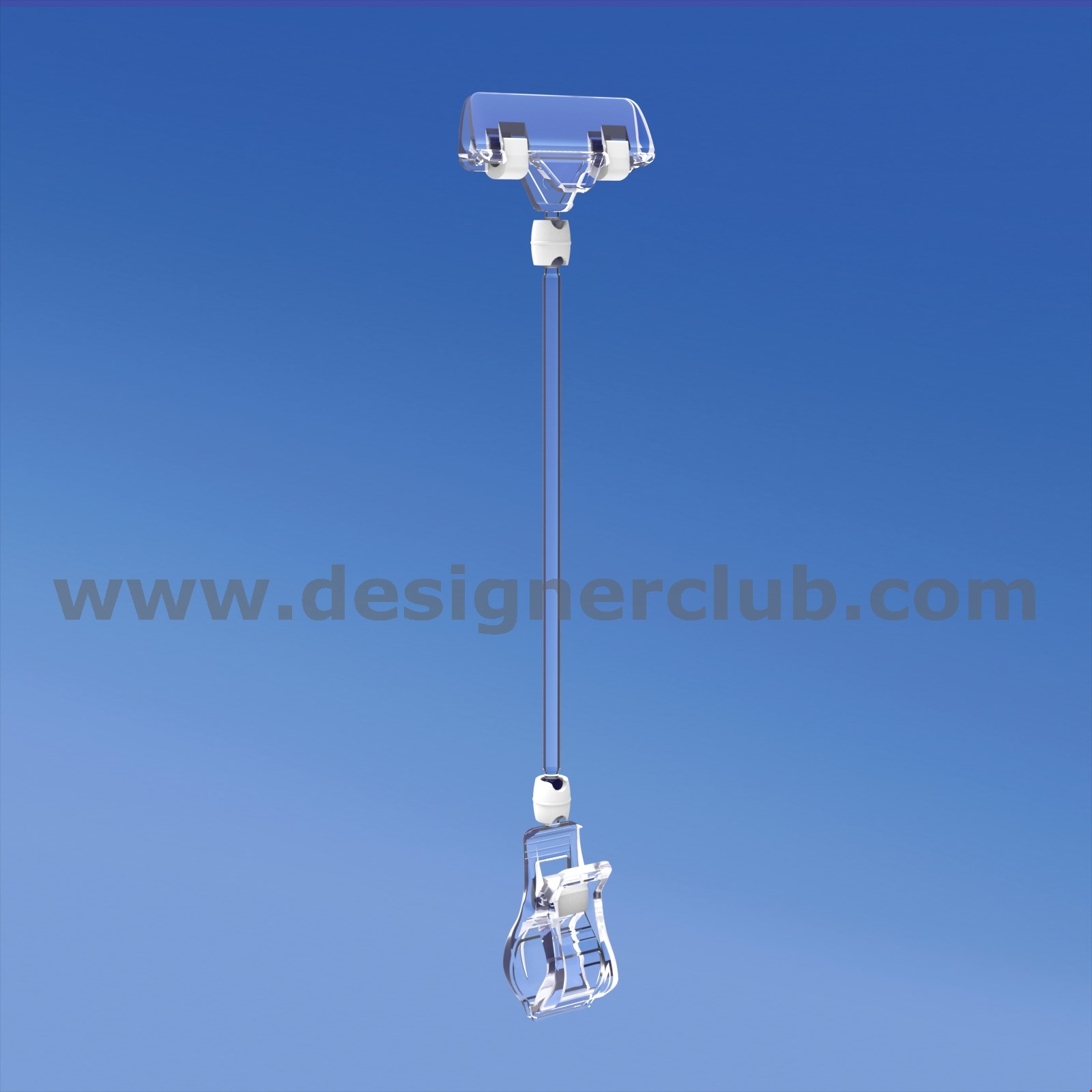 PINZA CON ASTA MM. 150 E PORTA MESSAGGIO A PINZA MM. 56