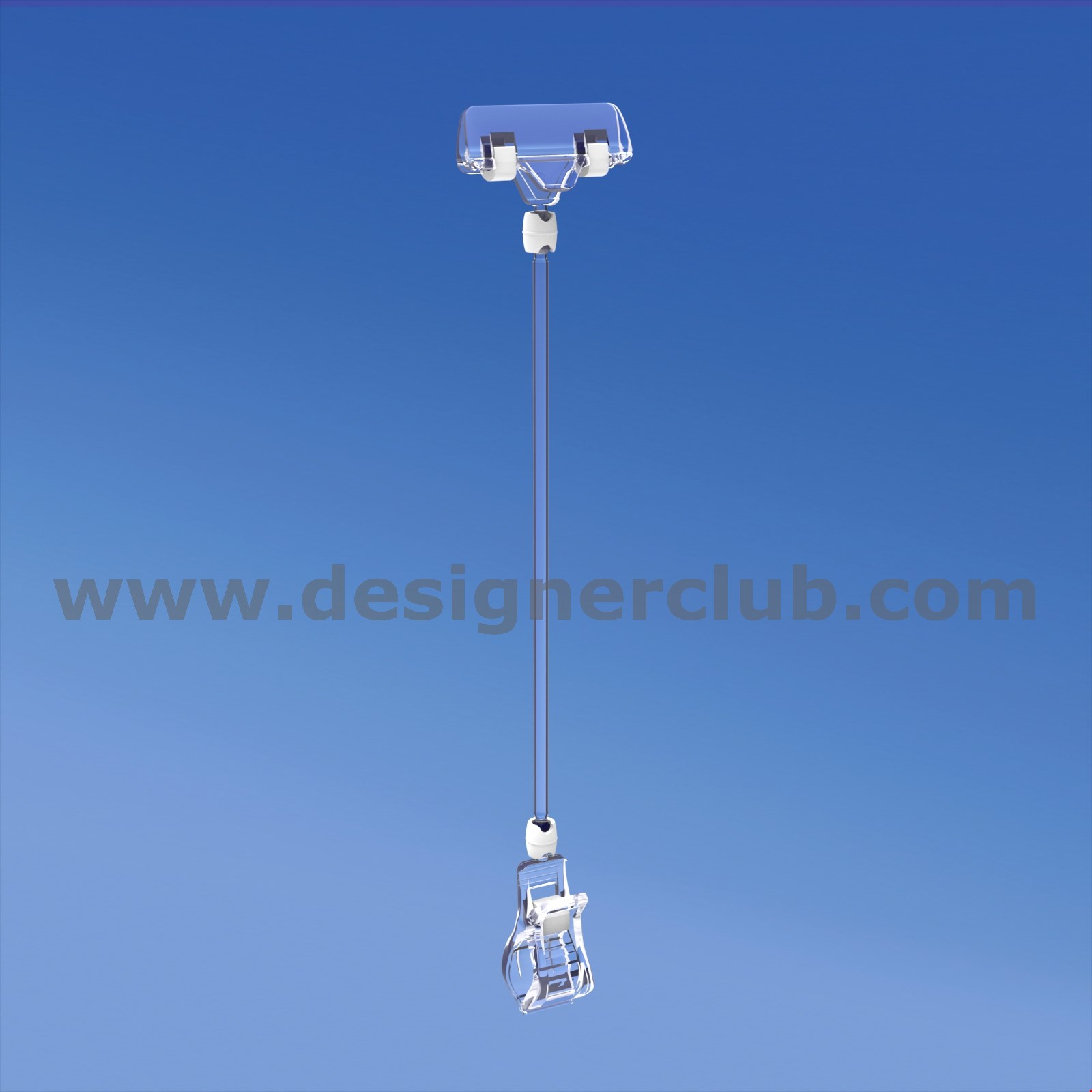 PINZA CON ASTA MM. 200 E PORTA MESSAGGIO A PINZA MM. 56