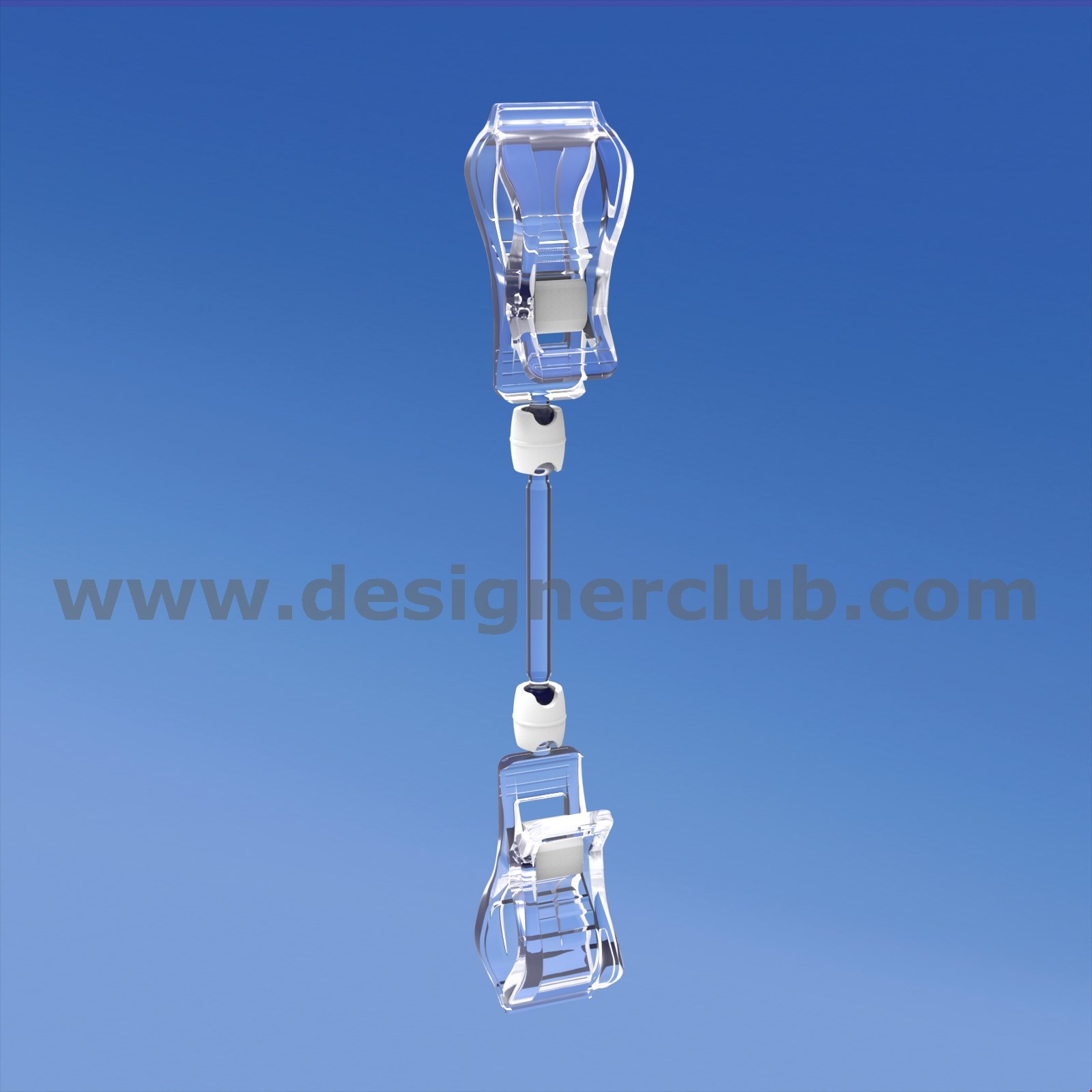 DOPPIA PINZA CON ASTA MM. 50