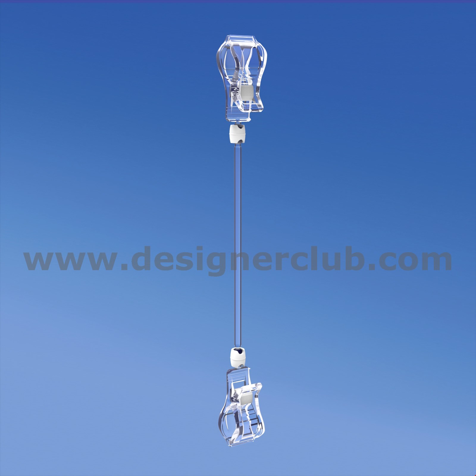 DOPPIA PINZA CON ASTA MM. 150