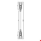 DOPPIA PINZA CON ASTA MM. 150