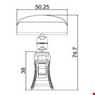 MINI PINZA CON PORTA MESSAGGIO MM. 50