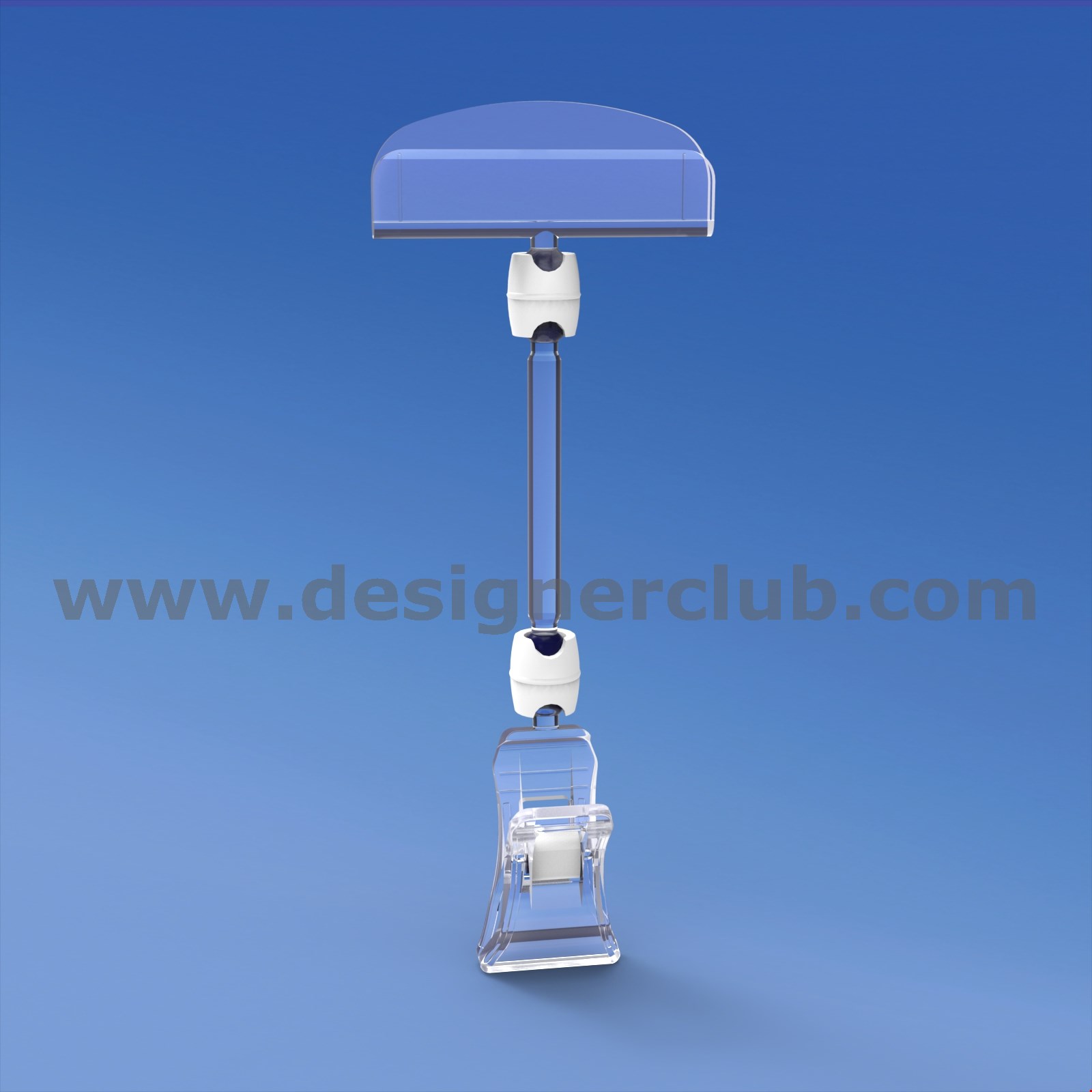 MINI PINZA CON ASTA MM. 50 E PORTA MESSAGGIO MM. 50