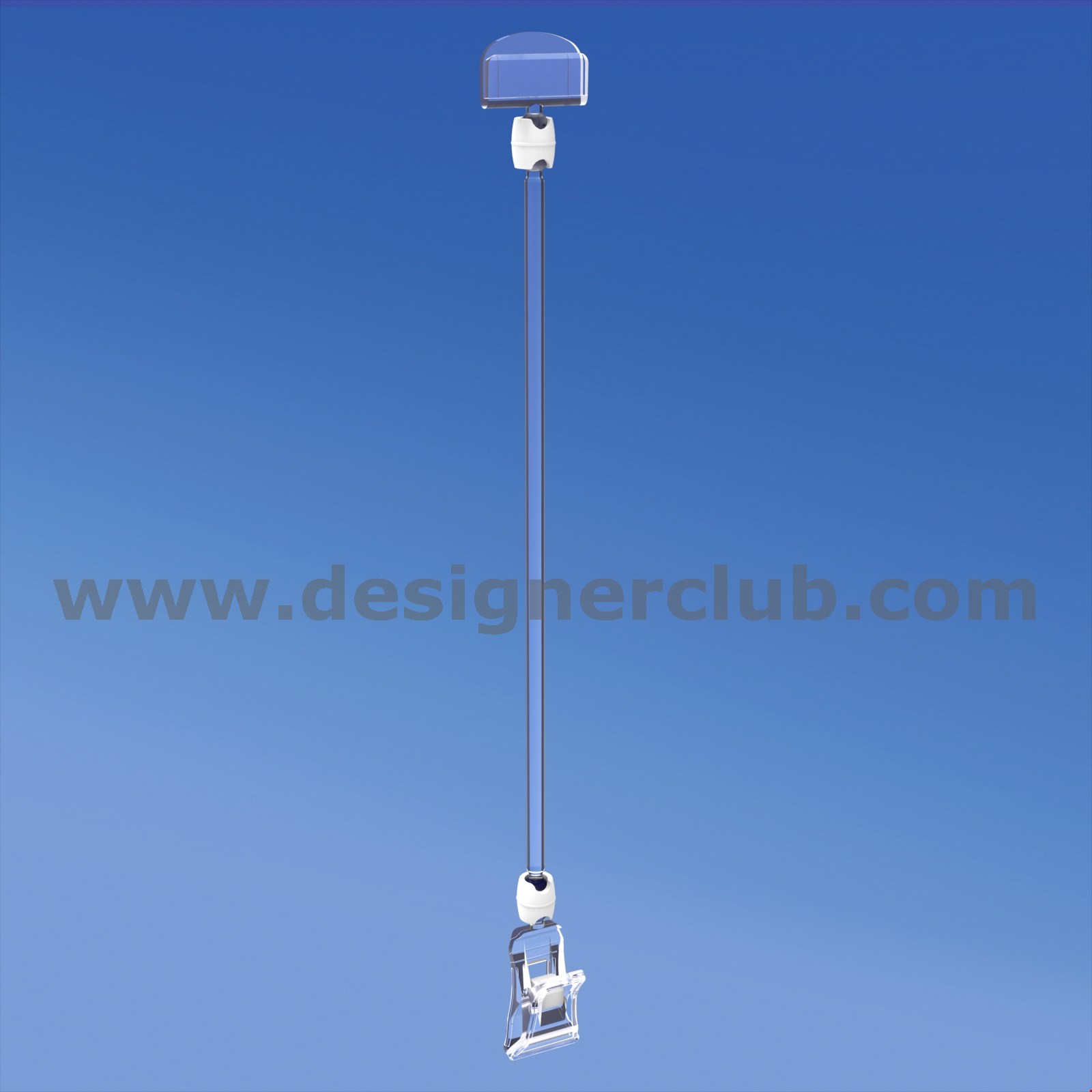 MINI PINZA CON ASTA MM. 200 E PORTA MESSAGGIO MM. 27