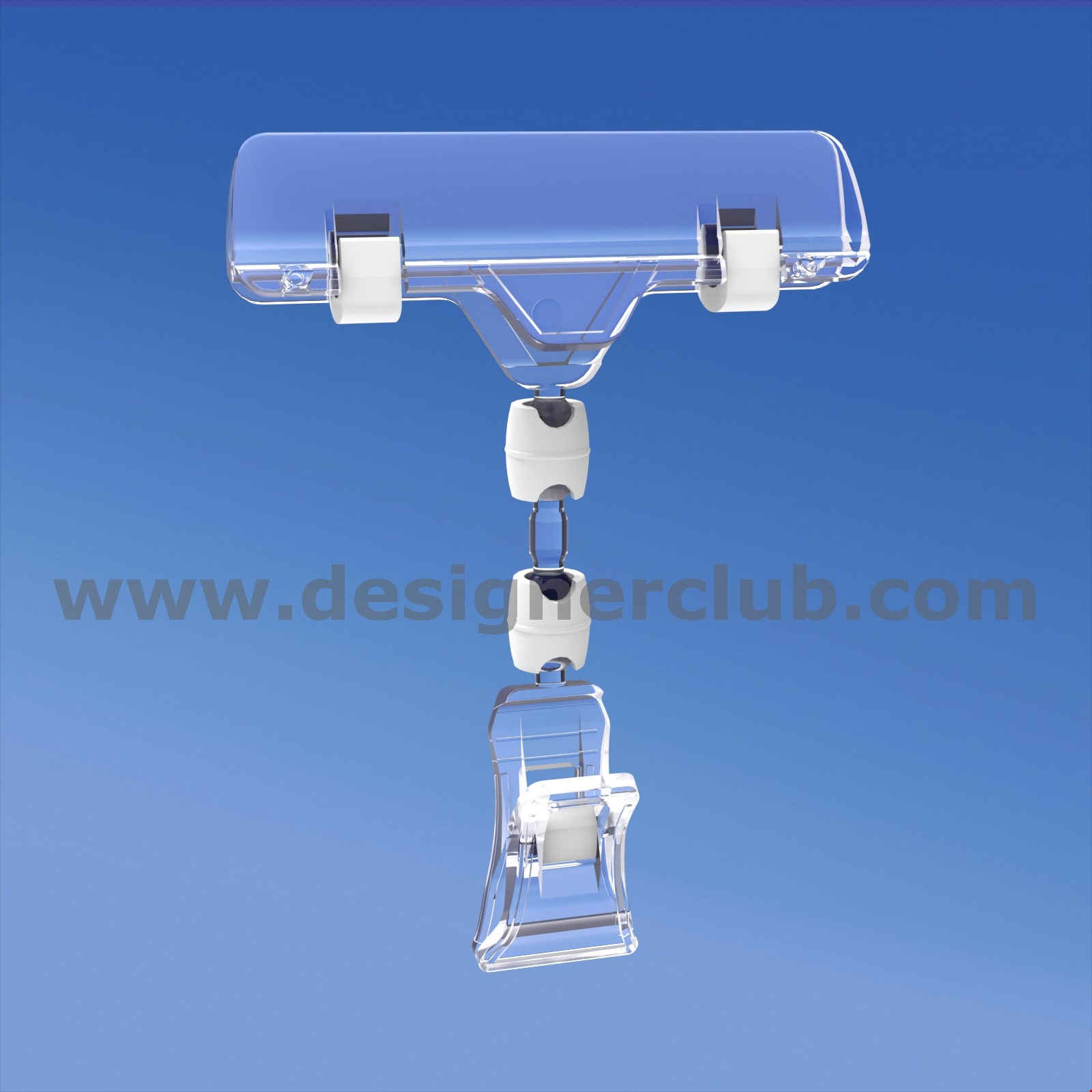MINI PINZA CON ASTA MM. 15 E PORTA MESSAGGIO A PINZA MM. 80