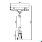 MINI PINZA CON ASTA MM. 50 E PORTA MESSAGGIO A PINZA MM. 80