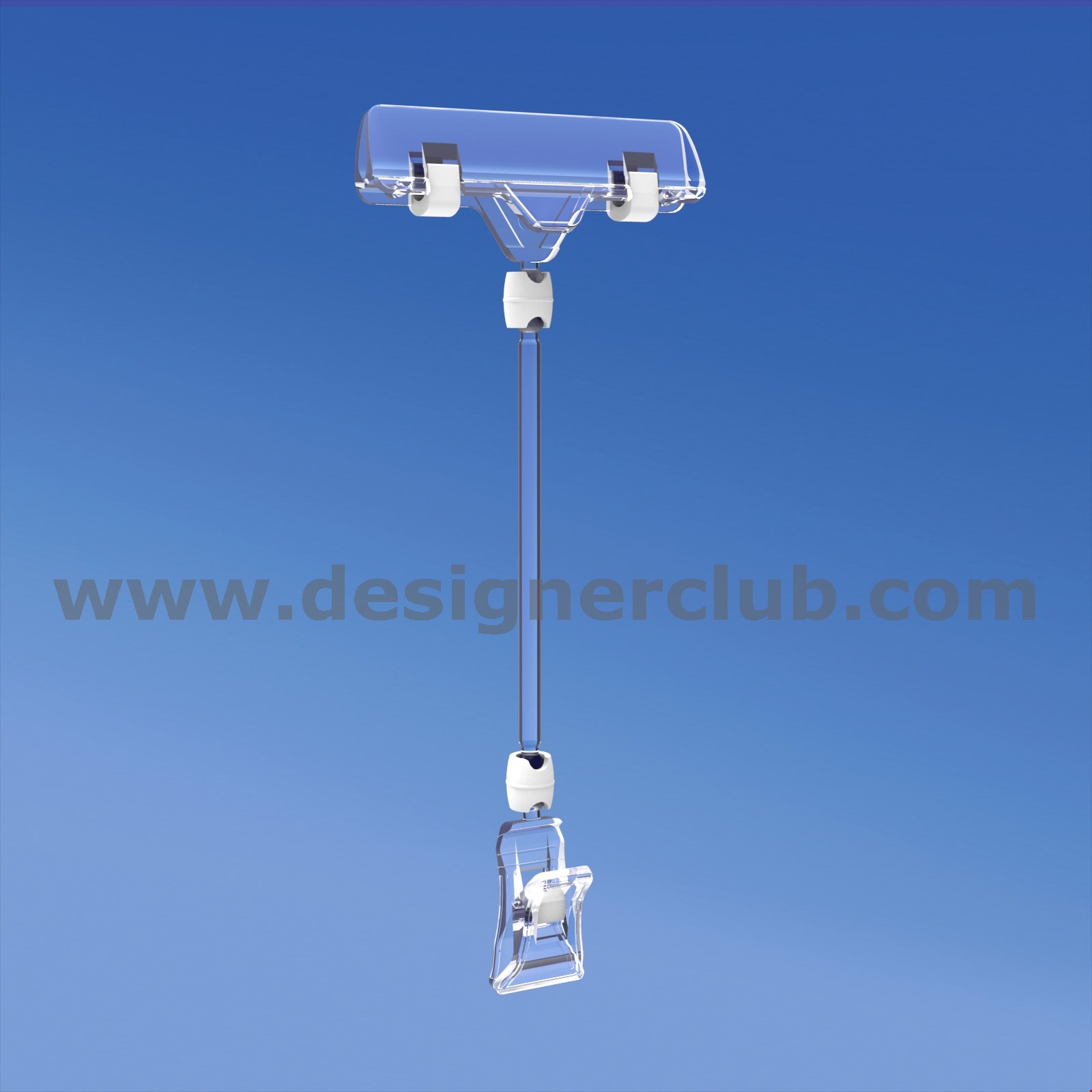 MINI PINZA CON ASTA MM. 100 E PORTA MESSAGGIO A PINZA MM. 80