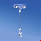 MINI PINZA CON ASTA MM. 100 E PORTA MESSAGGIO A PINZA MM. 80