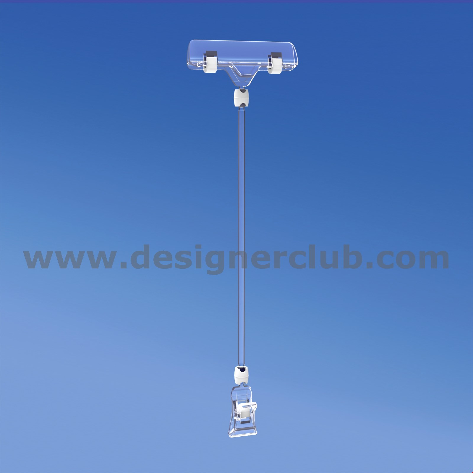 MINI PINZA CON ASTA MM. 200 E PORTA MESSAGGIO A PINZA MM. 80