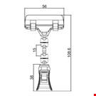 MINI PINZA CON ASTA MM. 15 E PORTA MESSAGGIO A PINZA MM. 56