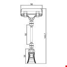 MINI PINZA CON ASTA MM. 50 E PORTA MESSAGGIO A PINZA MM. 56