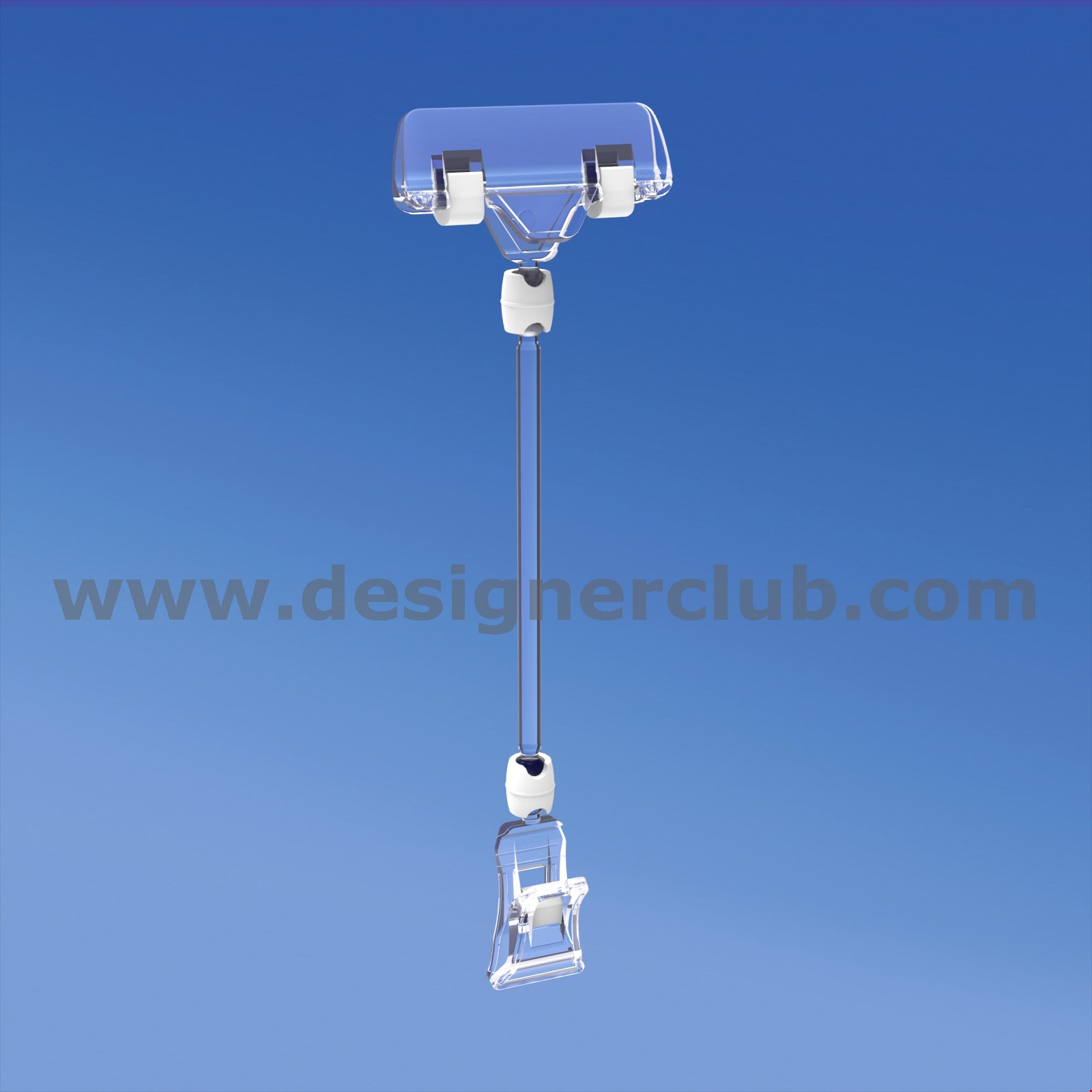 MINI PINZA CON ASTA MM. 100 E PORTA MESSAGGIO A PINZA MM. 56