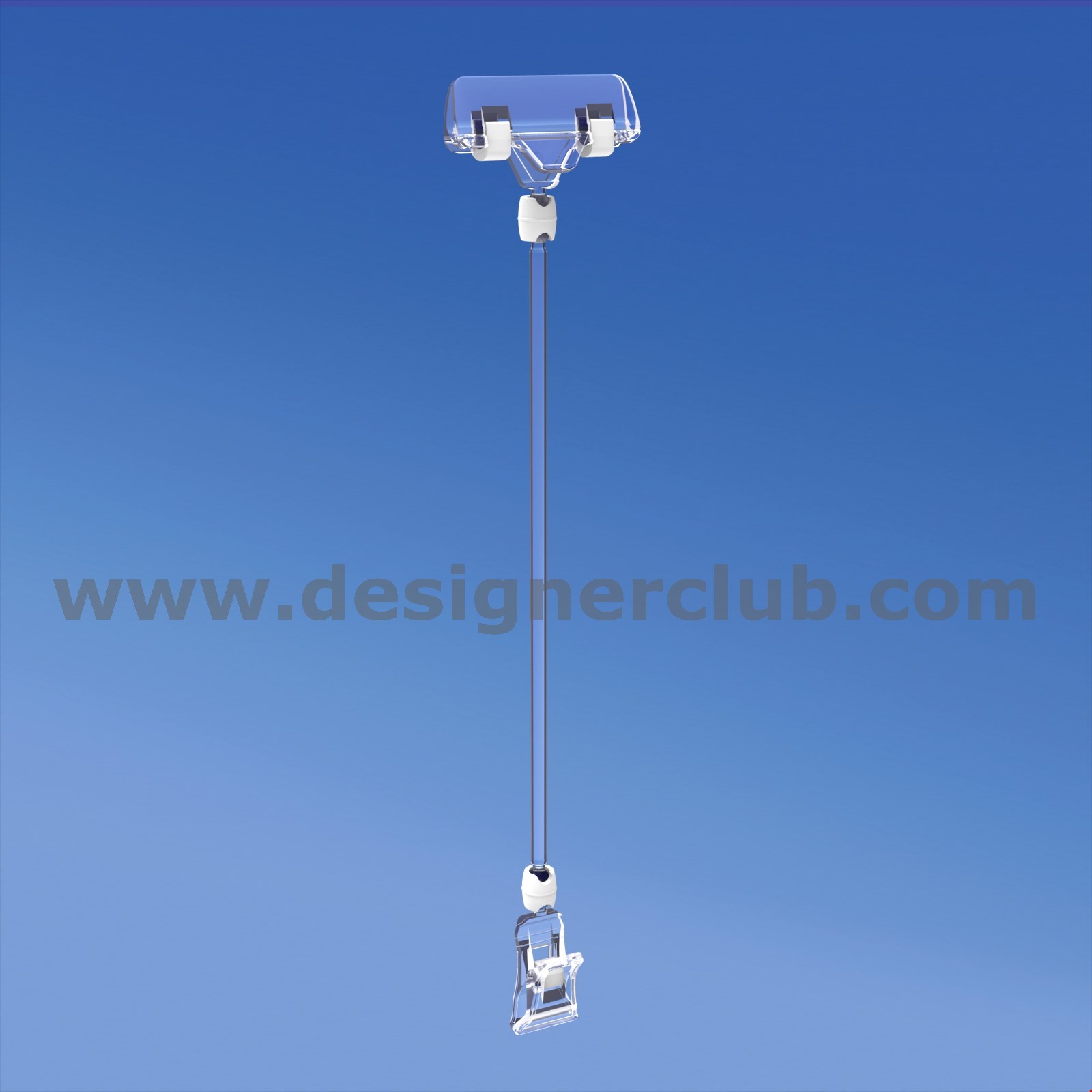 MINI PINZA CON ASTA MM. 200 E PORTA MESSAGGIO A PINZA MM. 56