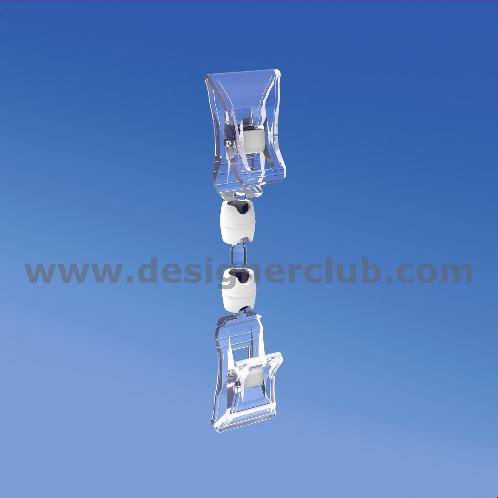 DOPPIA MINI PINZA CON ASTA MM. 15