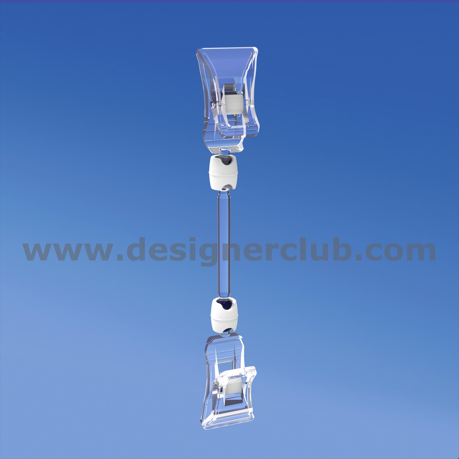 DOPPIA MINI PINZA CON ASTA MM. 50