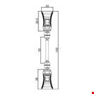 DOPPIA MINI PINZA CON ASTA MM. 50