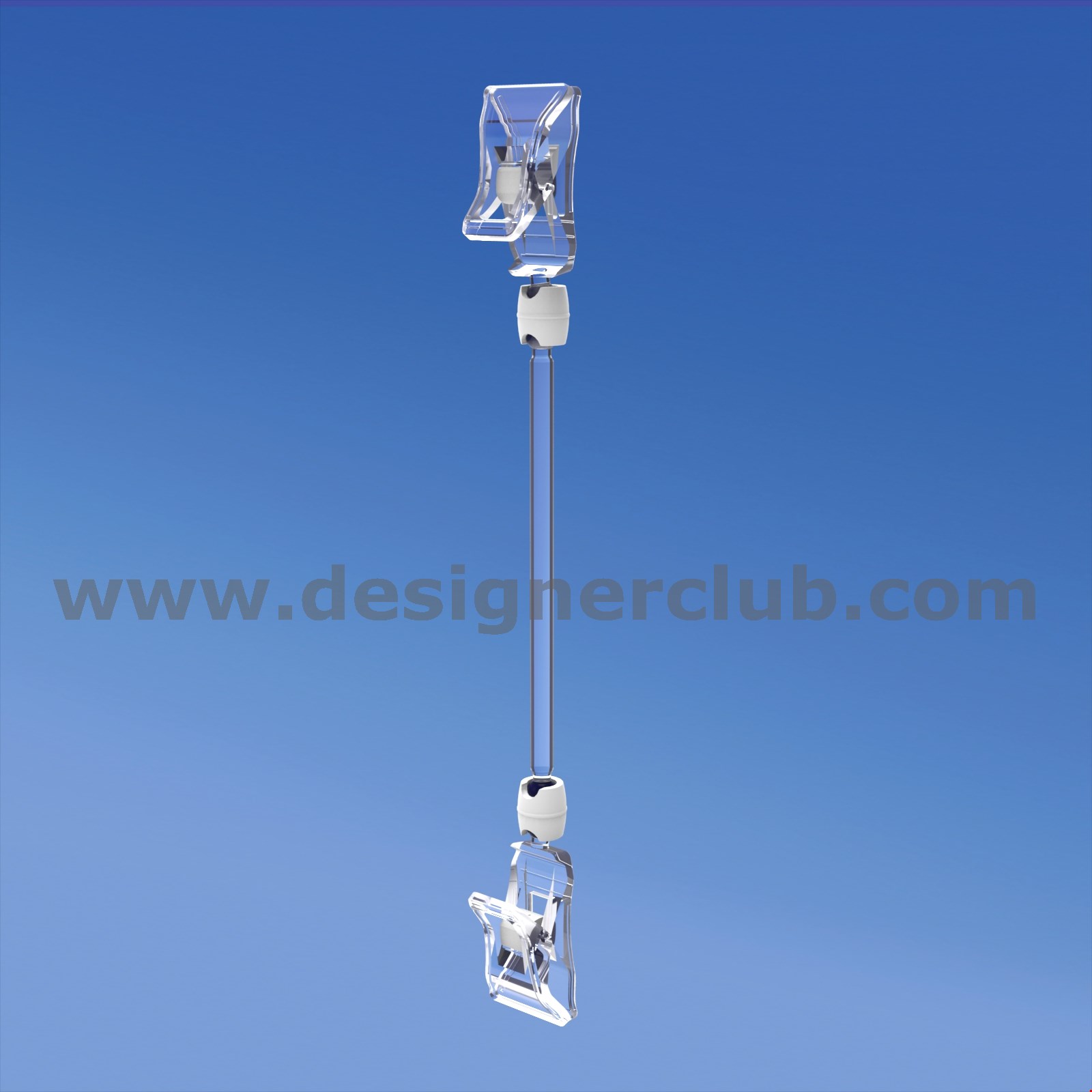 DOPPIA MINI PINZA CON ASTA MM. 100
