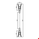 DOPPIA MINI PINZA CON ASTA MM. 100
