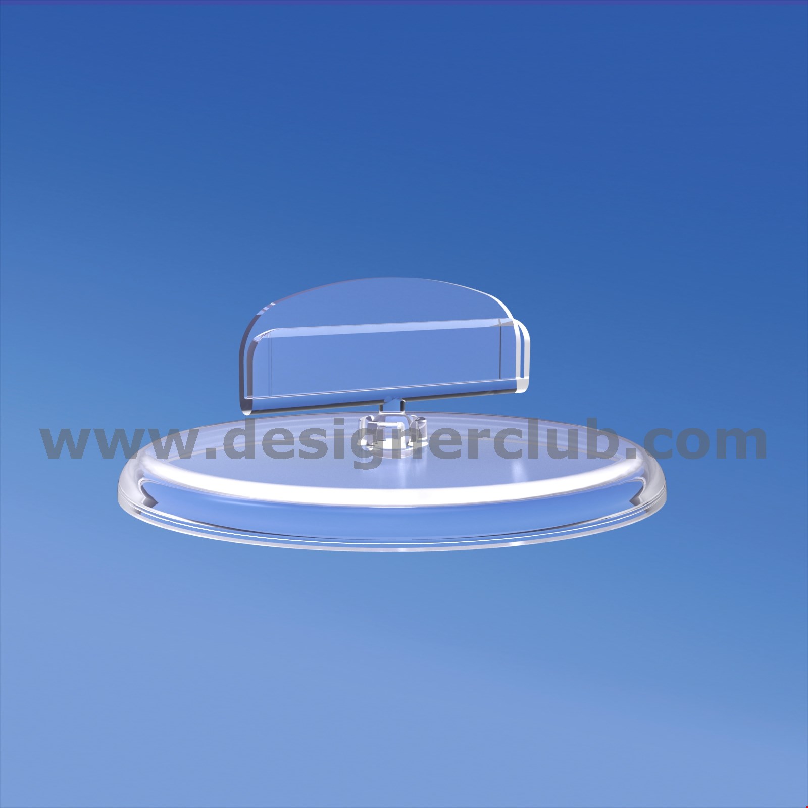 BASE DIAMETRO MM. 85 CON PORTA MESSAGGIO MM. 50