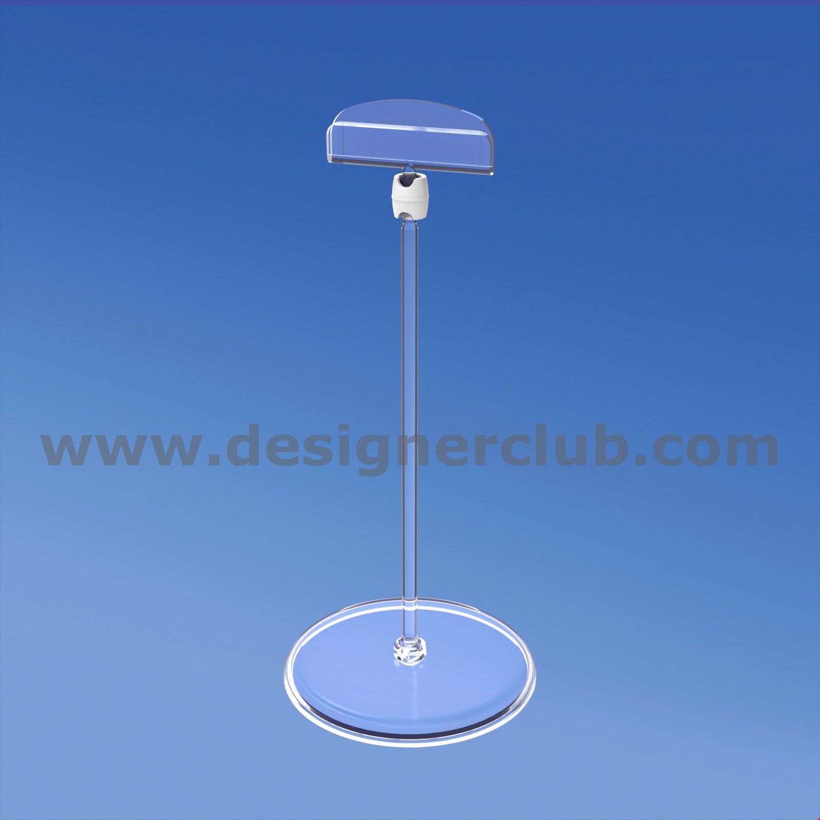 BASE DIAMETRO MM. 85 CON ASTA MM. 150 E PORTA MESSAGGIO MM. 50