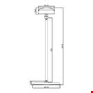 BASE DIAMETRO MM. 85 CON ASTA MM. 200 E PORTA MESSAGGIO MM. 50