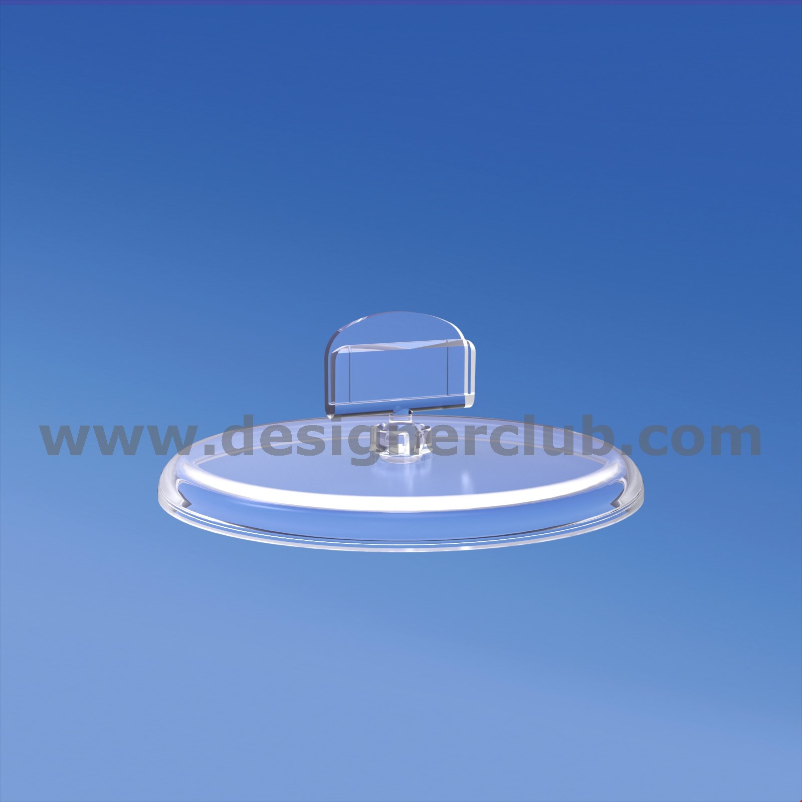 BASE DIAMETRO MM. 85 CON PORTA MESSAGGIO MM. 27