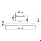 BASE DIAMETRO MM. 85 CON PORTA MESSAGGIO MM. 27