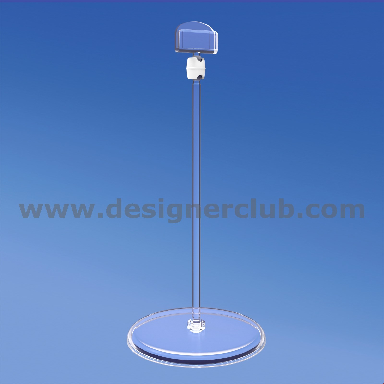 BASE DIAMETRO MM. 85 CON ASTA MM. 150 E PORTA MESSAGGIO MM. 27