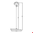 BASE DIAMETRO MM. 85 CON ASTA MM. 200 E PORTA MESSAGGIO MM. 27
