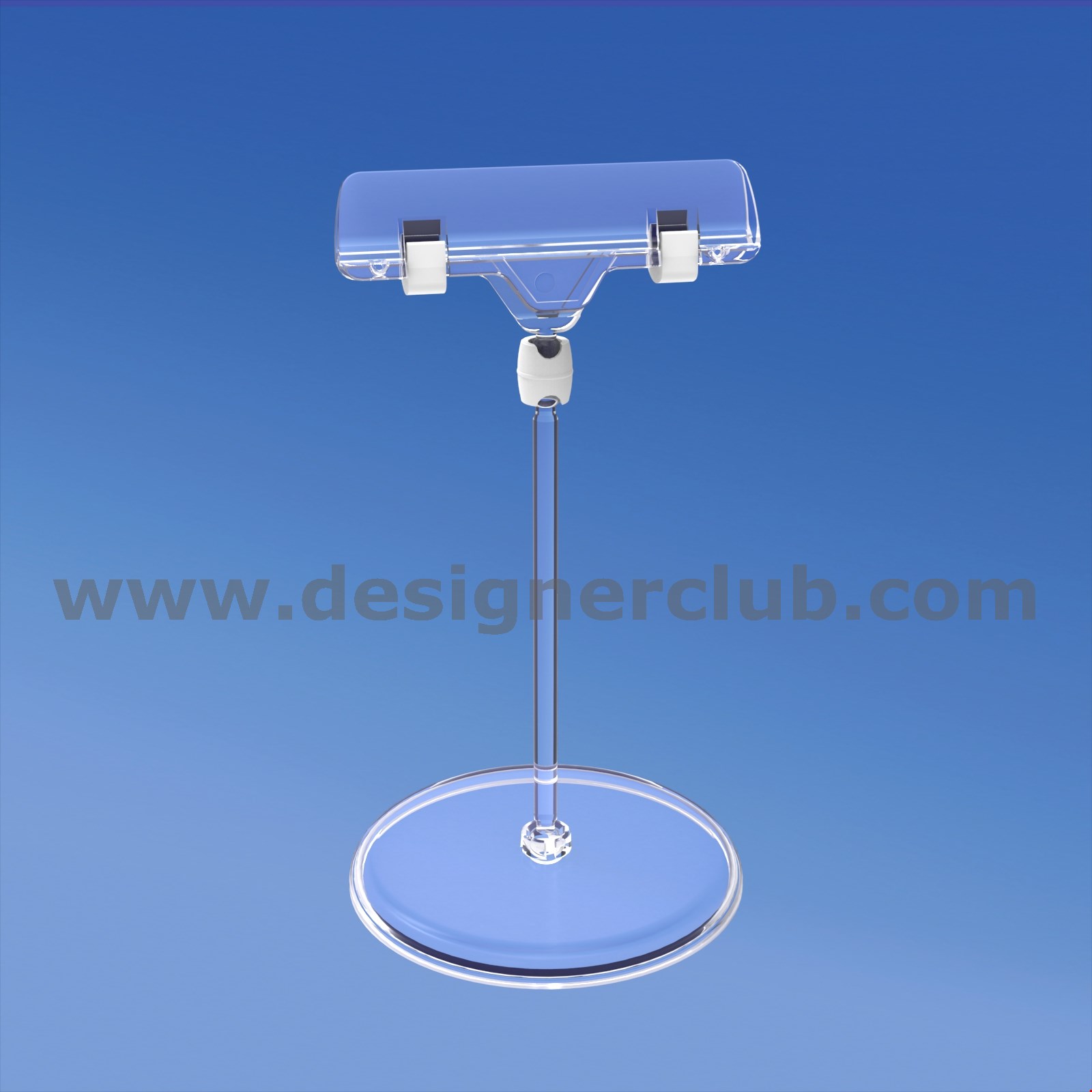 BASE DIAMETER MM. 85 WITH STEM MM. 100 AND CLAMP SIGN HOLDER MM. 80