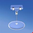 BASE DIAMETRO MM. 85 CON ASTA MM. 50 E PORTA MESSAGGIO A PINZA MM. 56