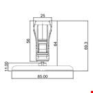 BASE DIAMETRO MM. 85 CON PINZA