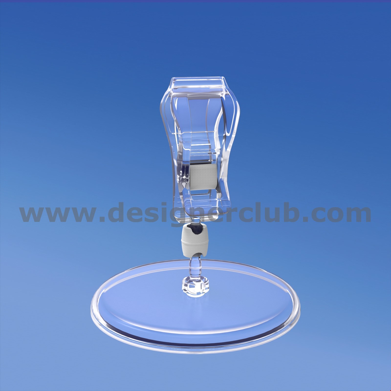 BASE DIAMETRO MM. 85 CON ASTA MM. 15 E PINZA