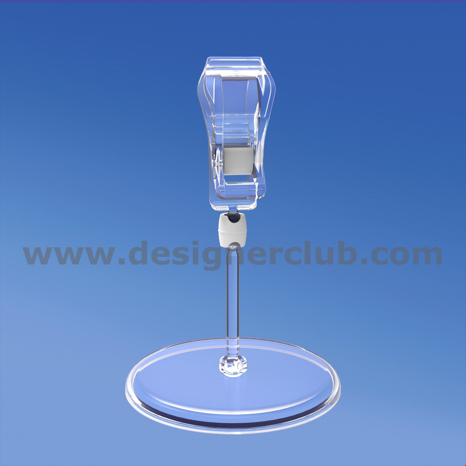 BASE DIAMETRO MM. 85 CON ASTA MM. 50 E PINZA