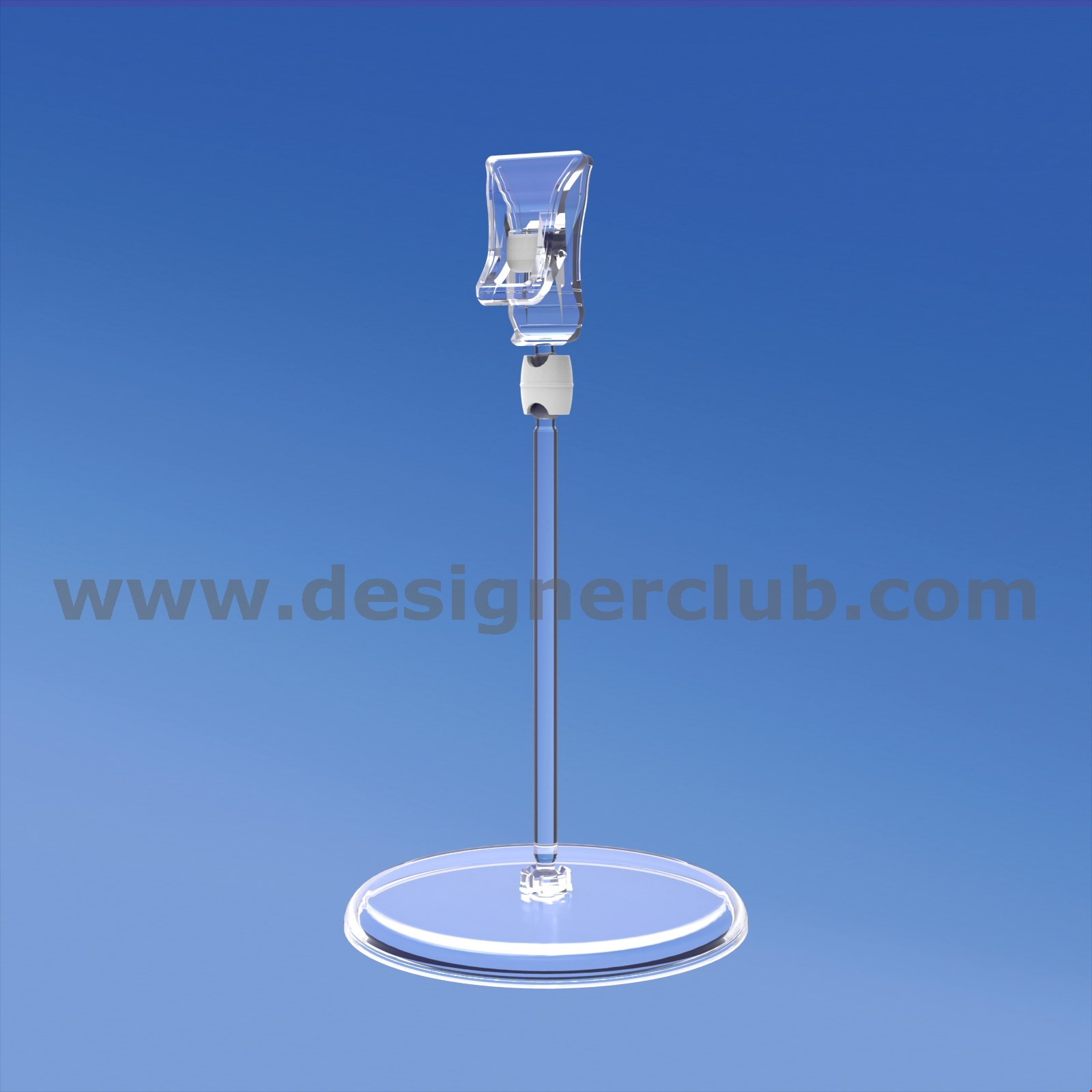 BASE DIAMETRO MM. 85 CON ASTA MM. 100 E MINI PINZA