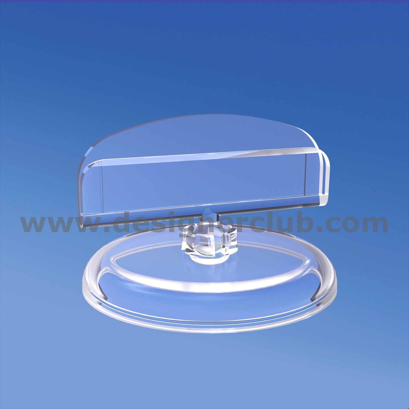 BASE DIAMETRO MM. 50 CON PORTA MESSAGGIO MM. 50