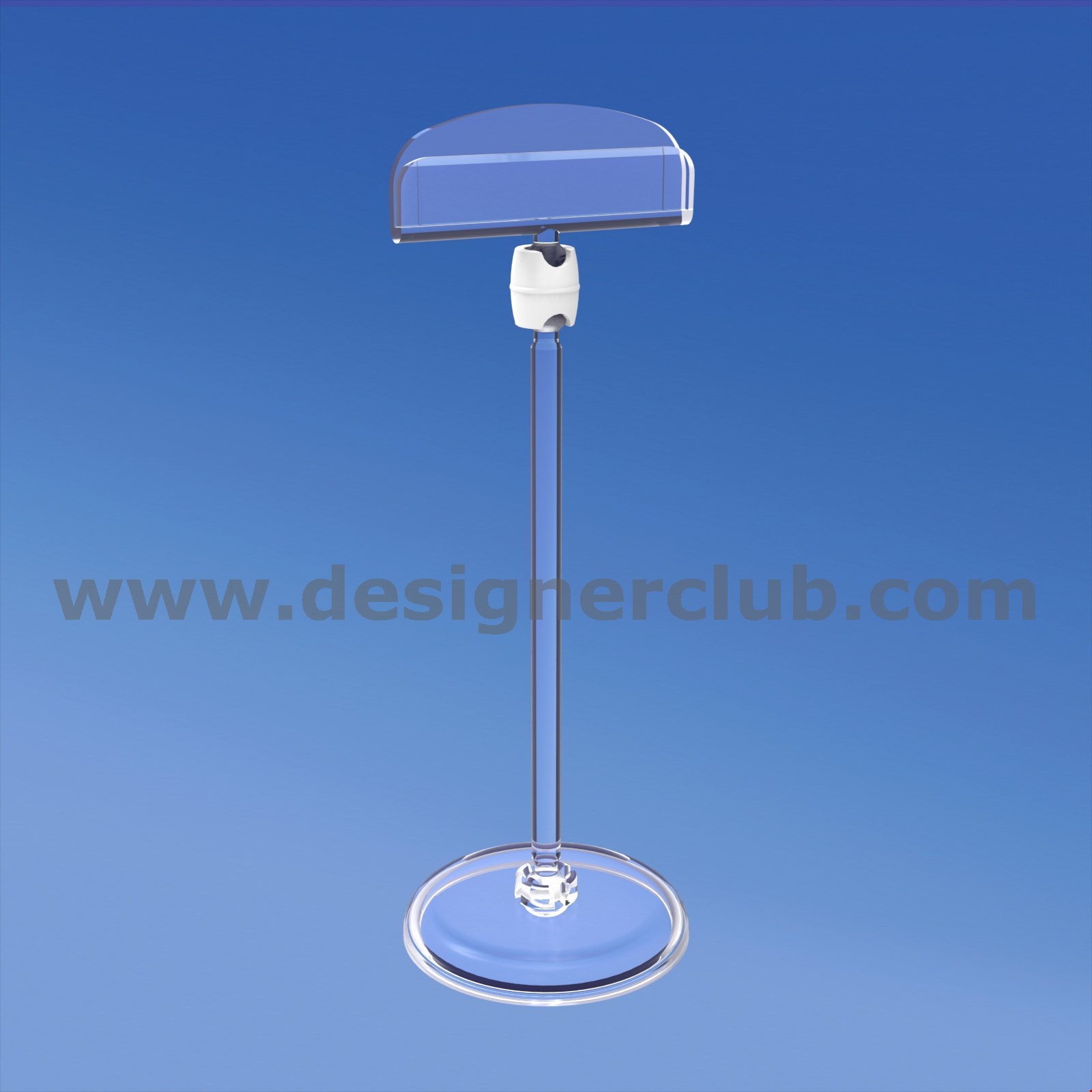 BASE DIAMETRO MM. 50 CON ASTA MM. 150 E PORTA MESSAGGIO MM. 50