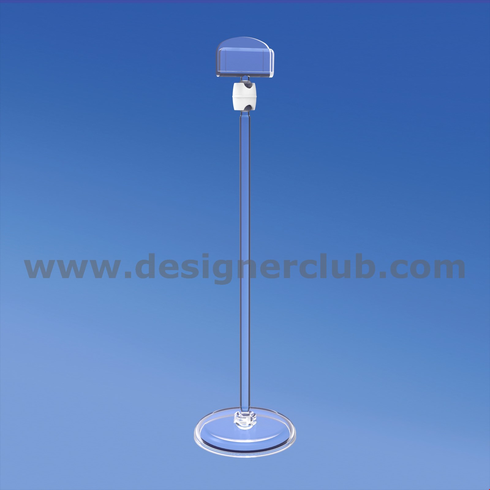 BASE DIAMETRO MM. 50 CON ASTA MM. 150 E PORTA MESSAGGIO MM. 27