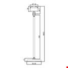 BASE DIAMETRO MM. 50 CON ASTA MM. 150 E PORTA MESSAGGIO MM. 27