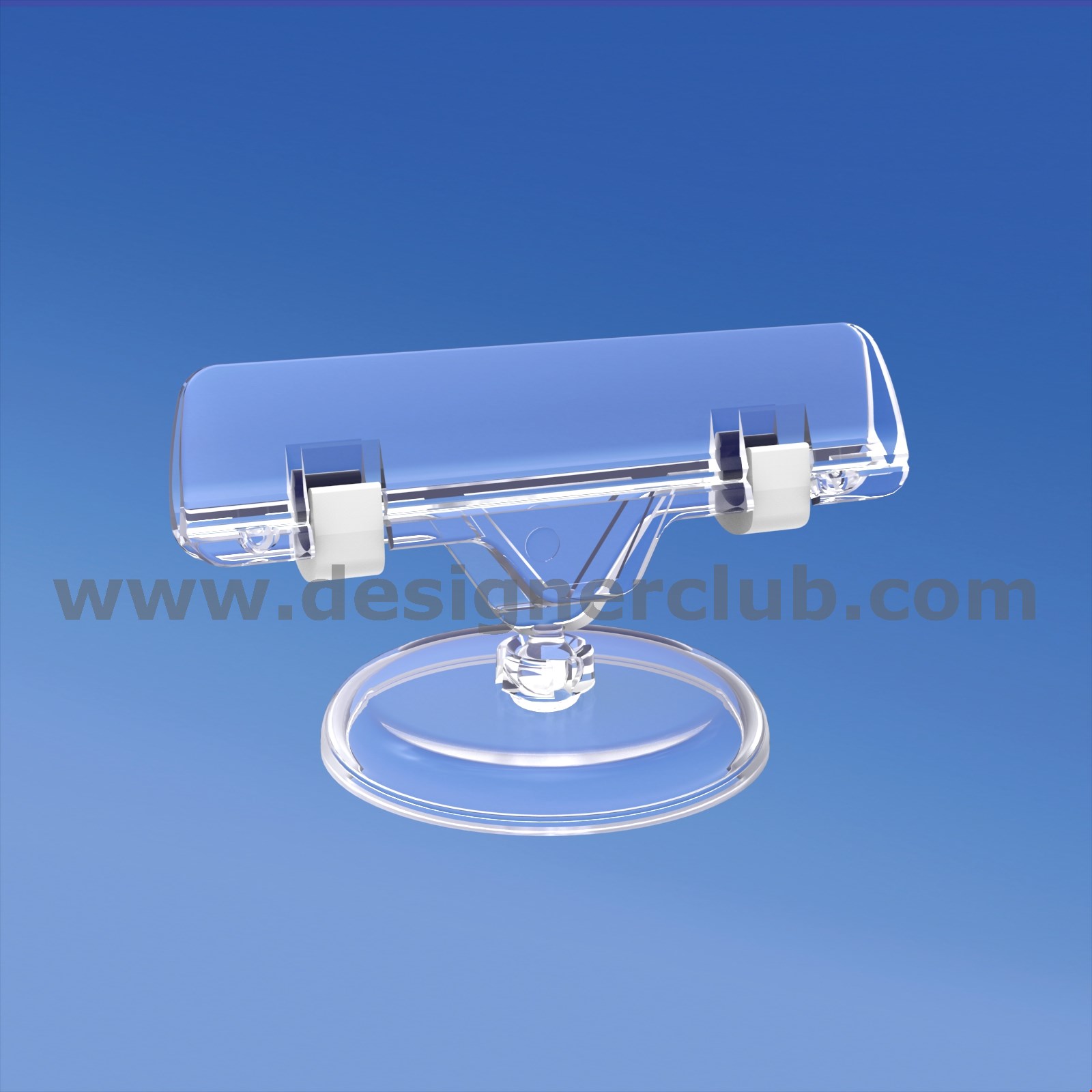 BASE DIAMETRO MM. 50 CON PORTA MESSAGGIO A PINZA MM. 80